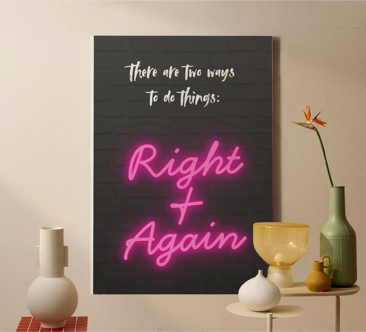 RIGHT AND AGAIN tela da Einfach Uebel
