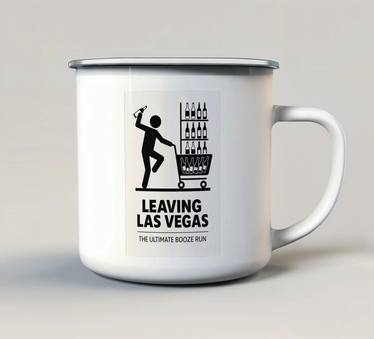 Leaving Las Vegas Print tazza in smalto da MoviesArt