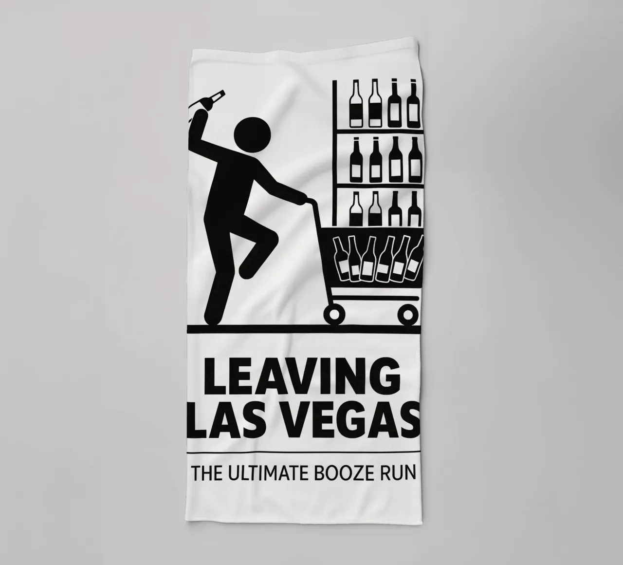 Leaving Las Vegas Print asciugamano da bagno da MoviesArt