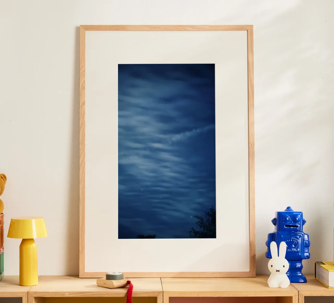 Nuvola serena carta hahnemühle da Bleu
