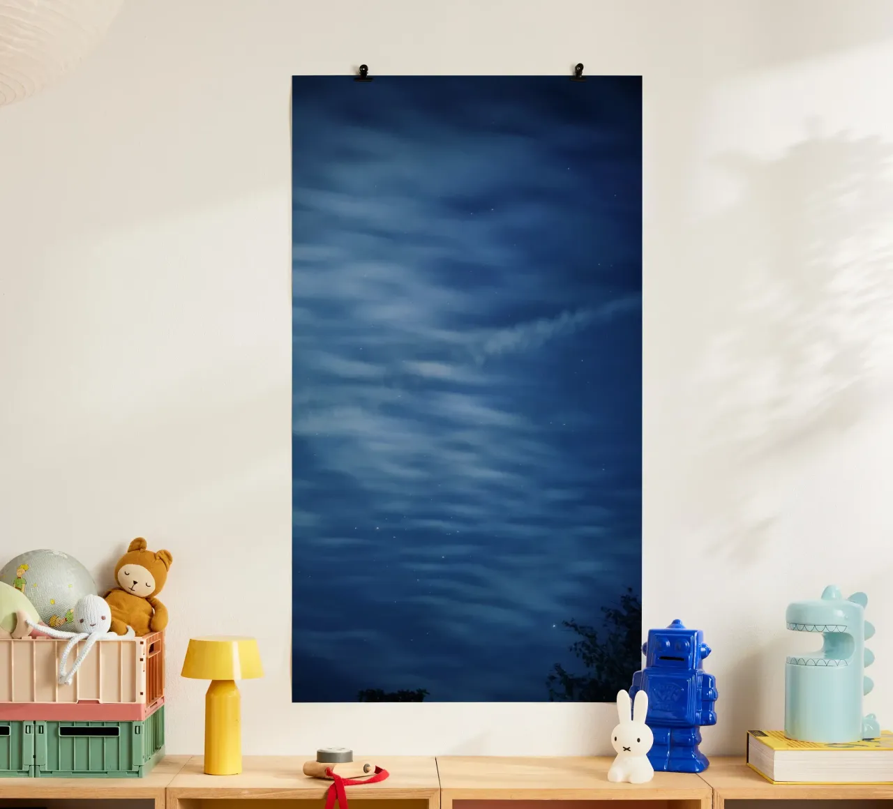 Nuvola serena carta hahnemühle da Bleu
