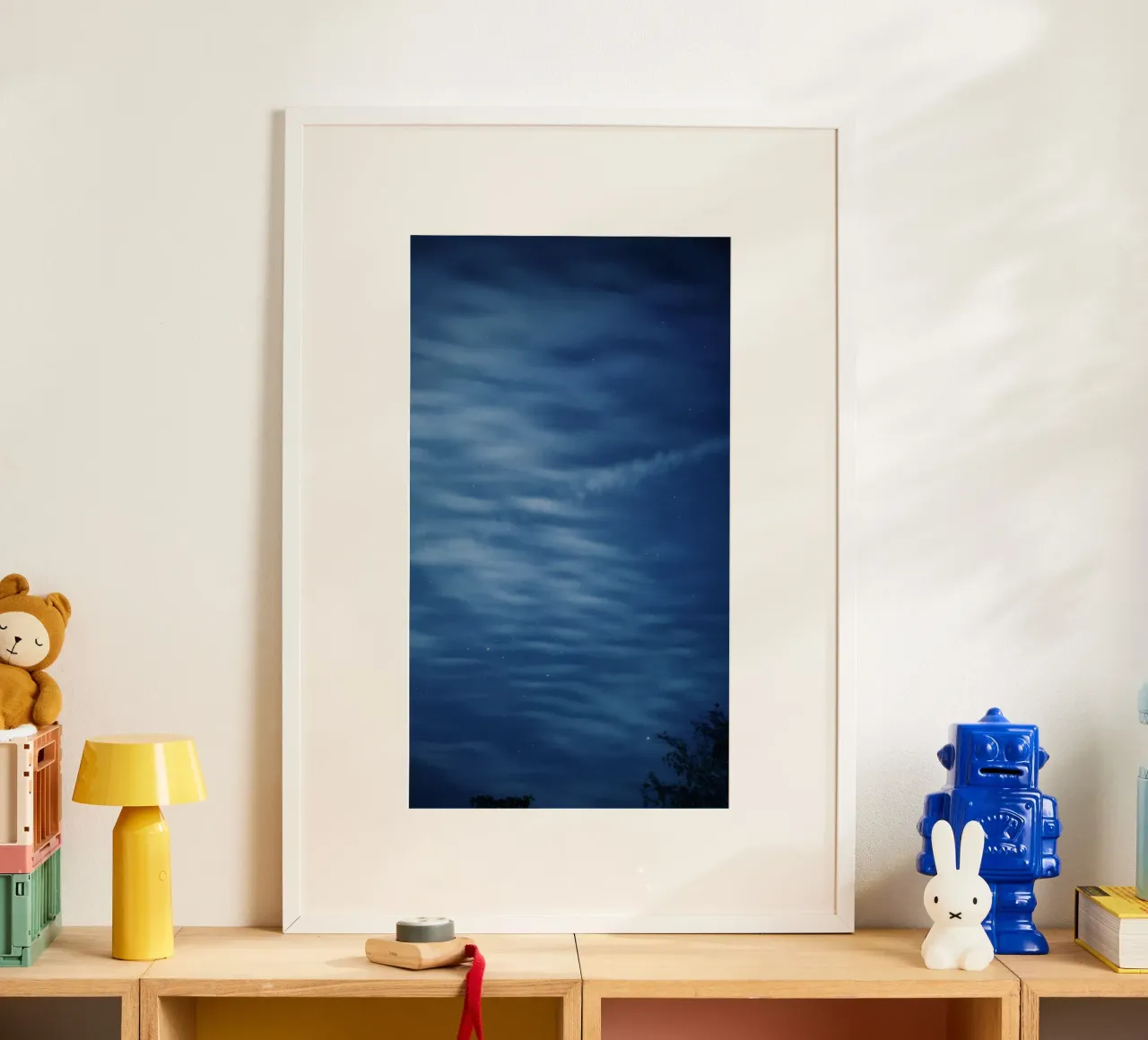 Nuvola serena carta hahnemühle da Bleu