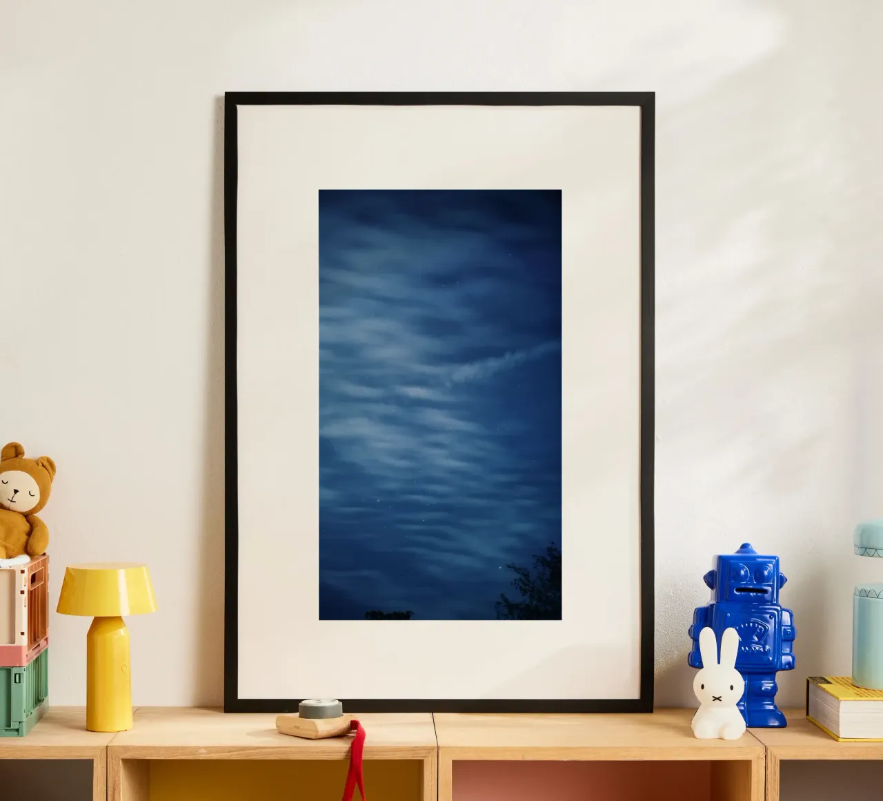 Nuvola serena carta hahnemühle da Bleu
