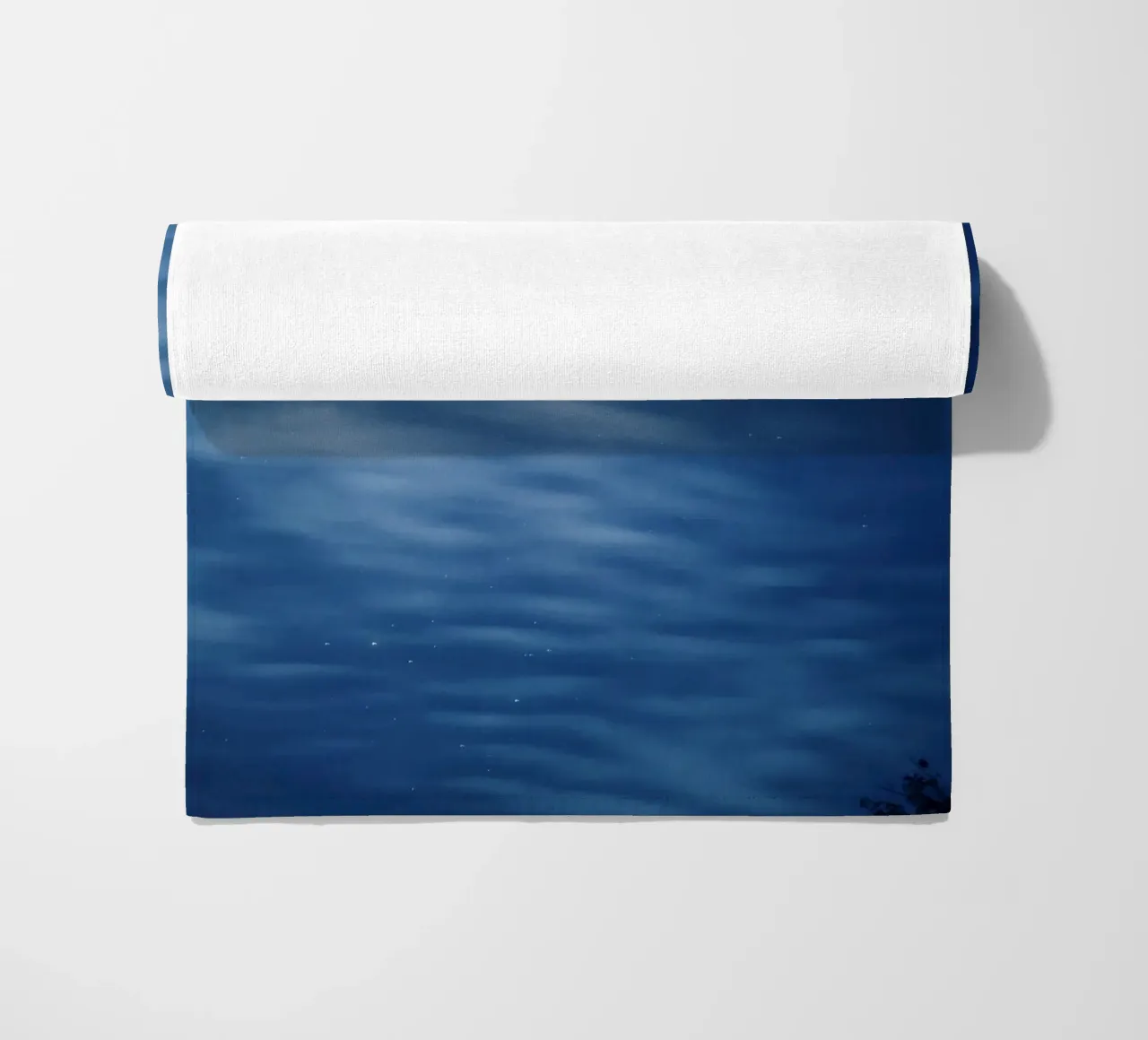 Serene cloud beach towel by Bleu