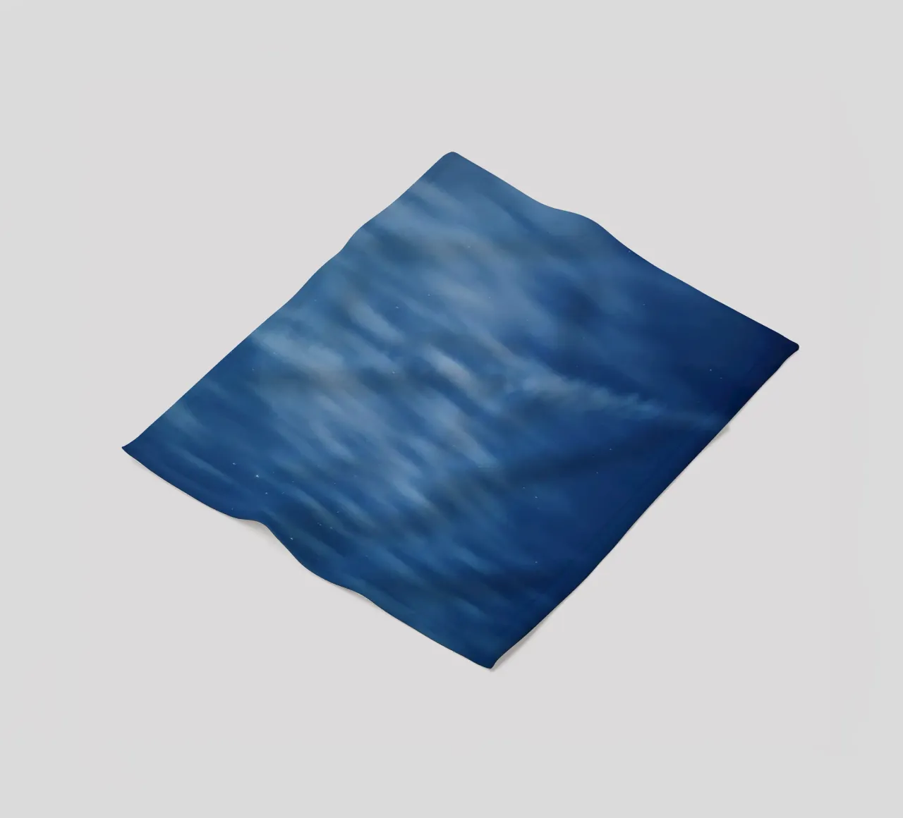 Serene cloud fleece blanket by Bleu