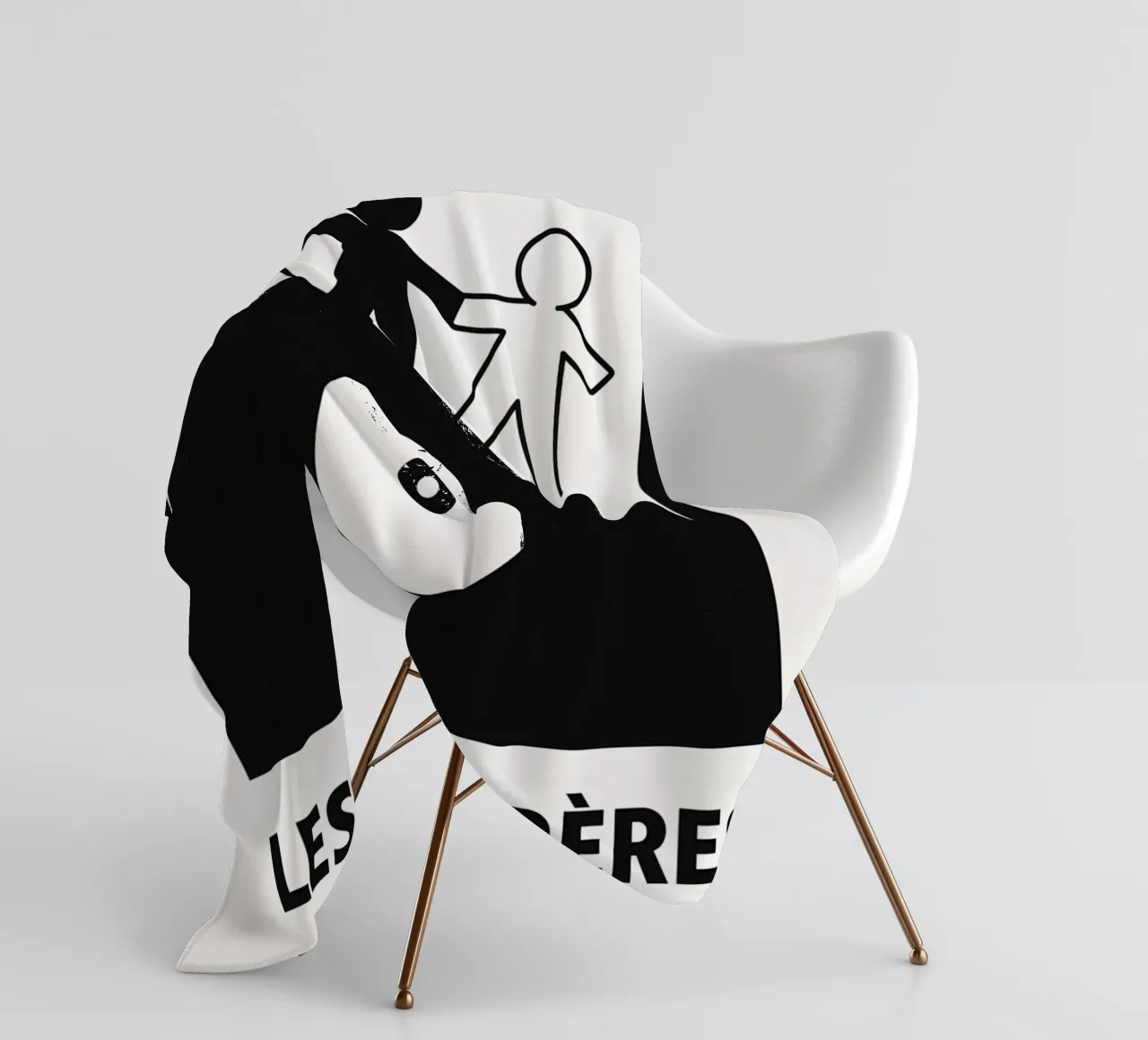 Les Trois Frères Print coperta in pile da MoviesArt