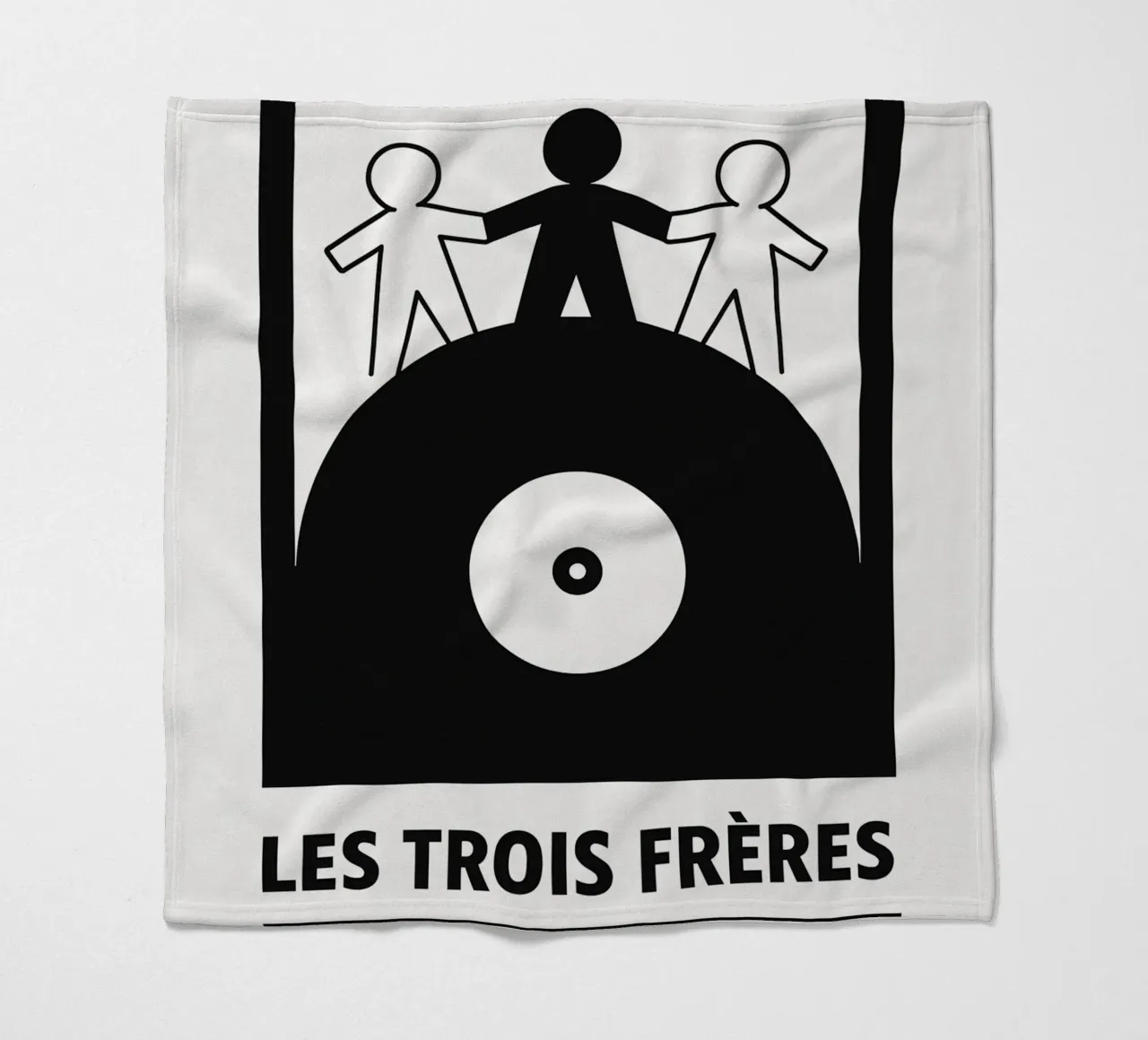 Les Trois Frères Print coperta in pile da MoviesArt