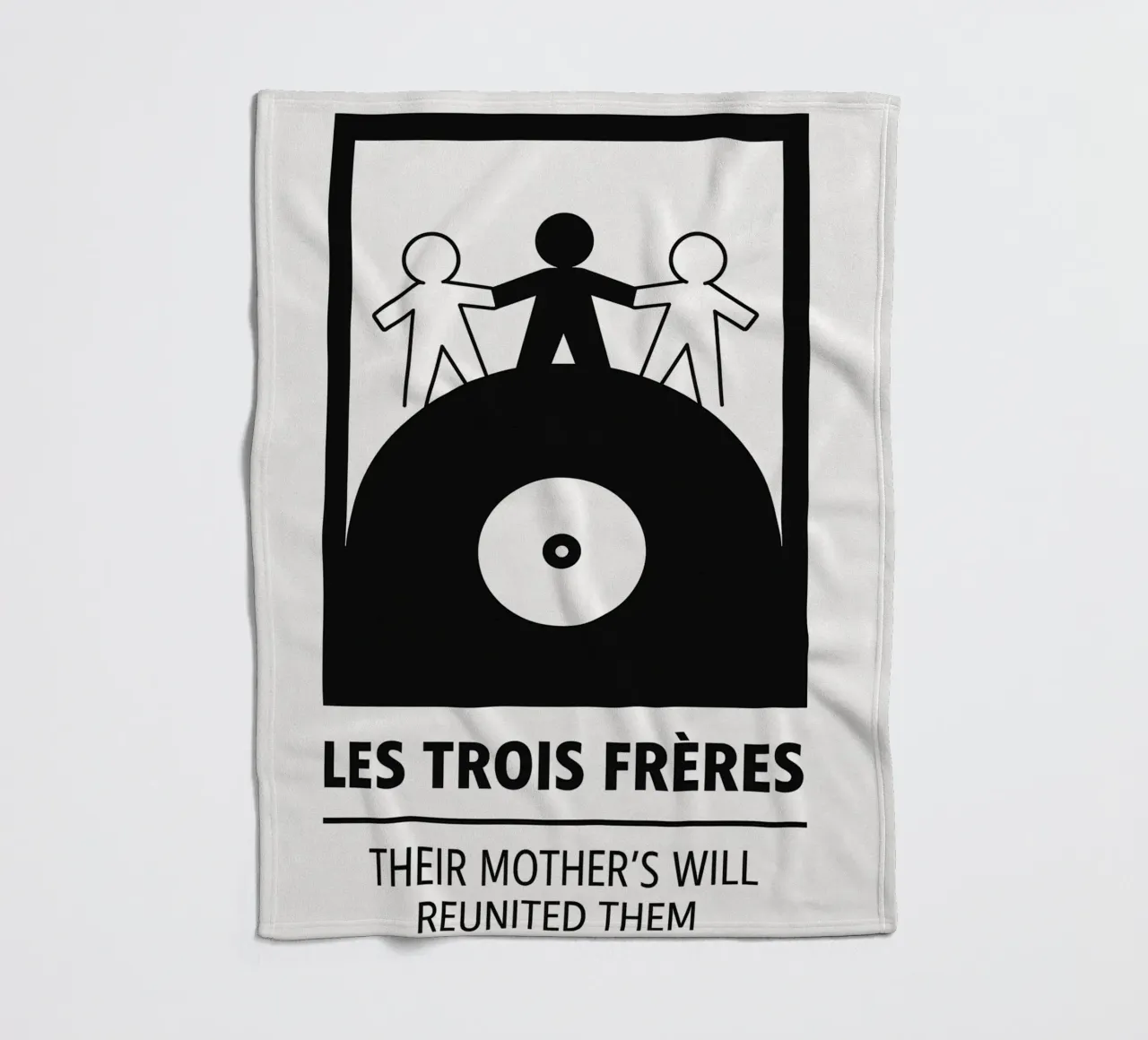 Les Trois Frères Print coperta in pile da MoviesArt