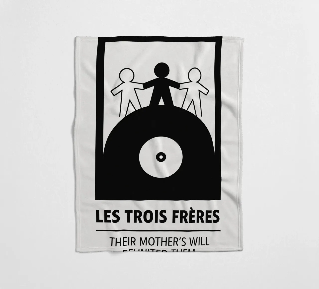 Les Trois Frères Print coperta in pile da MoviesArt
