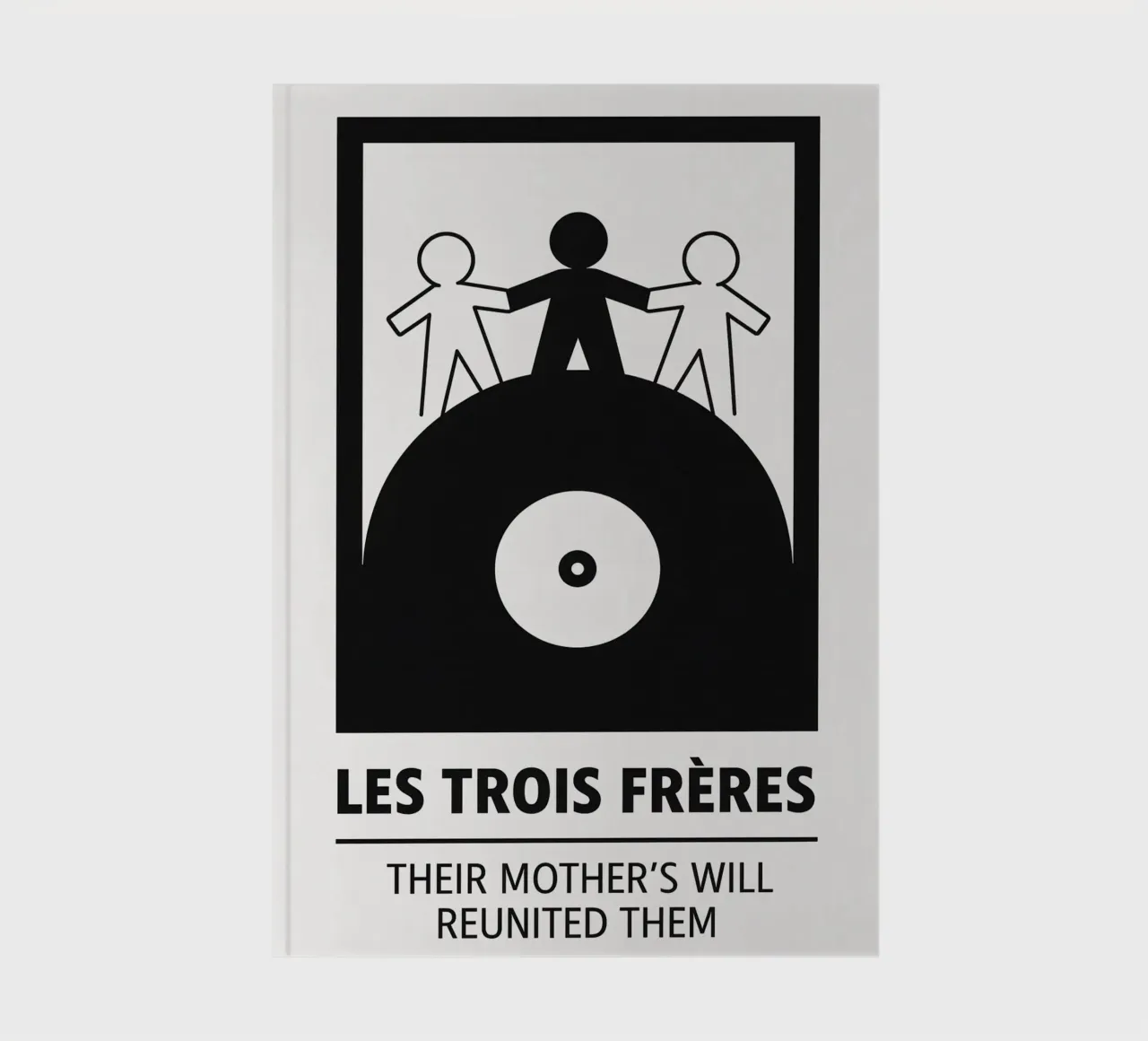 Les Trois Frères Print notebook by MoviesArt