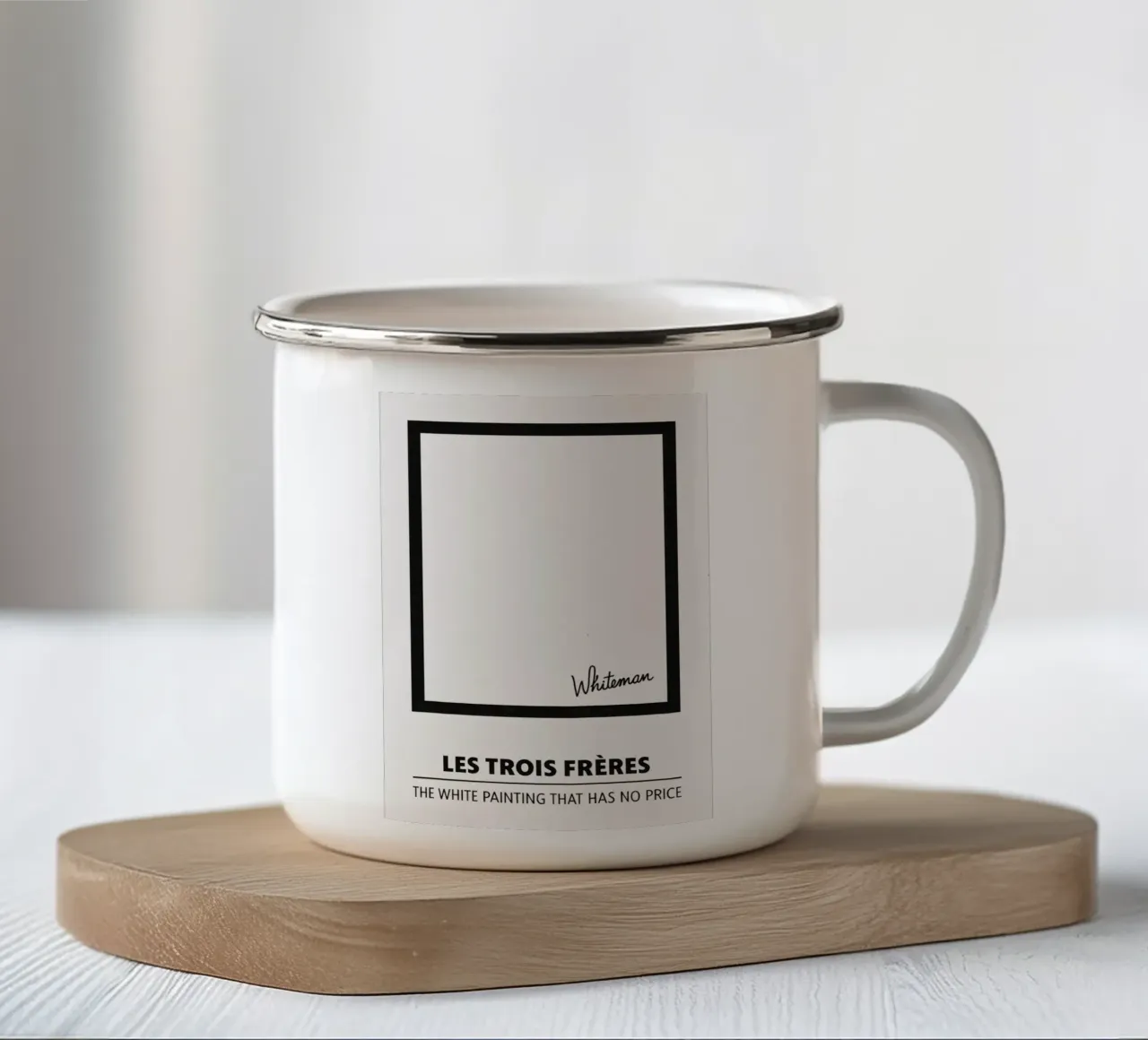 Les Trois Frères Print tazza in smalto da MoviesArt