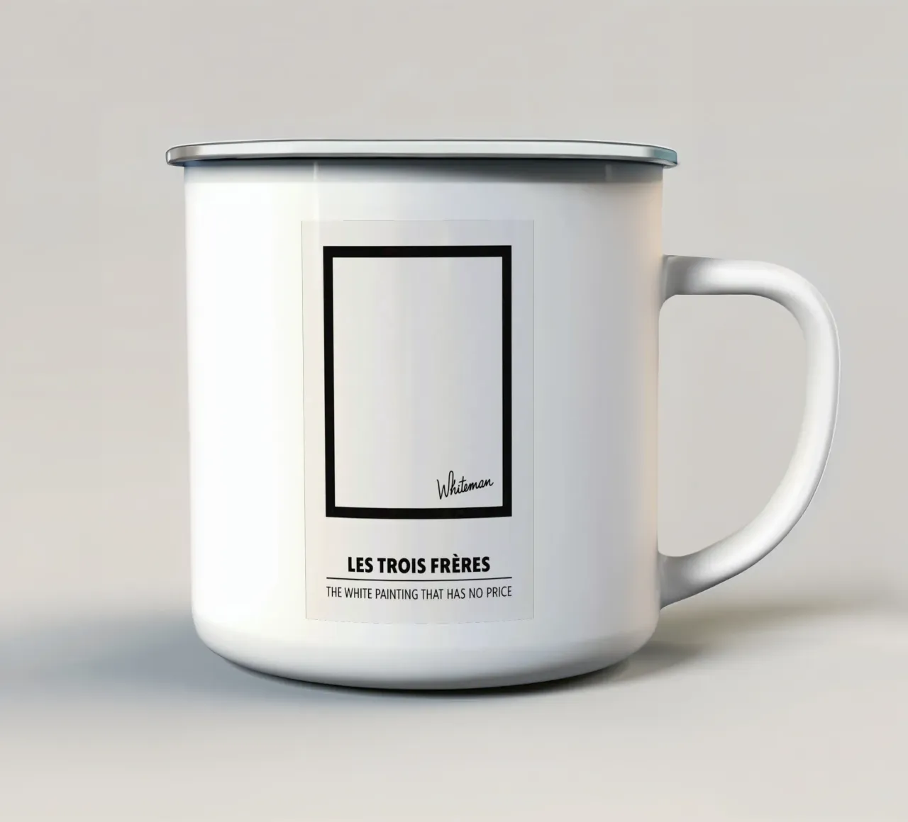 Les Trois Frères Print tazza in smalto da MoviesArt