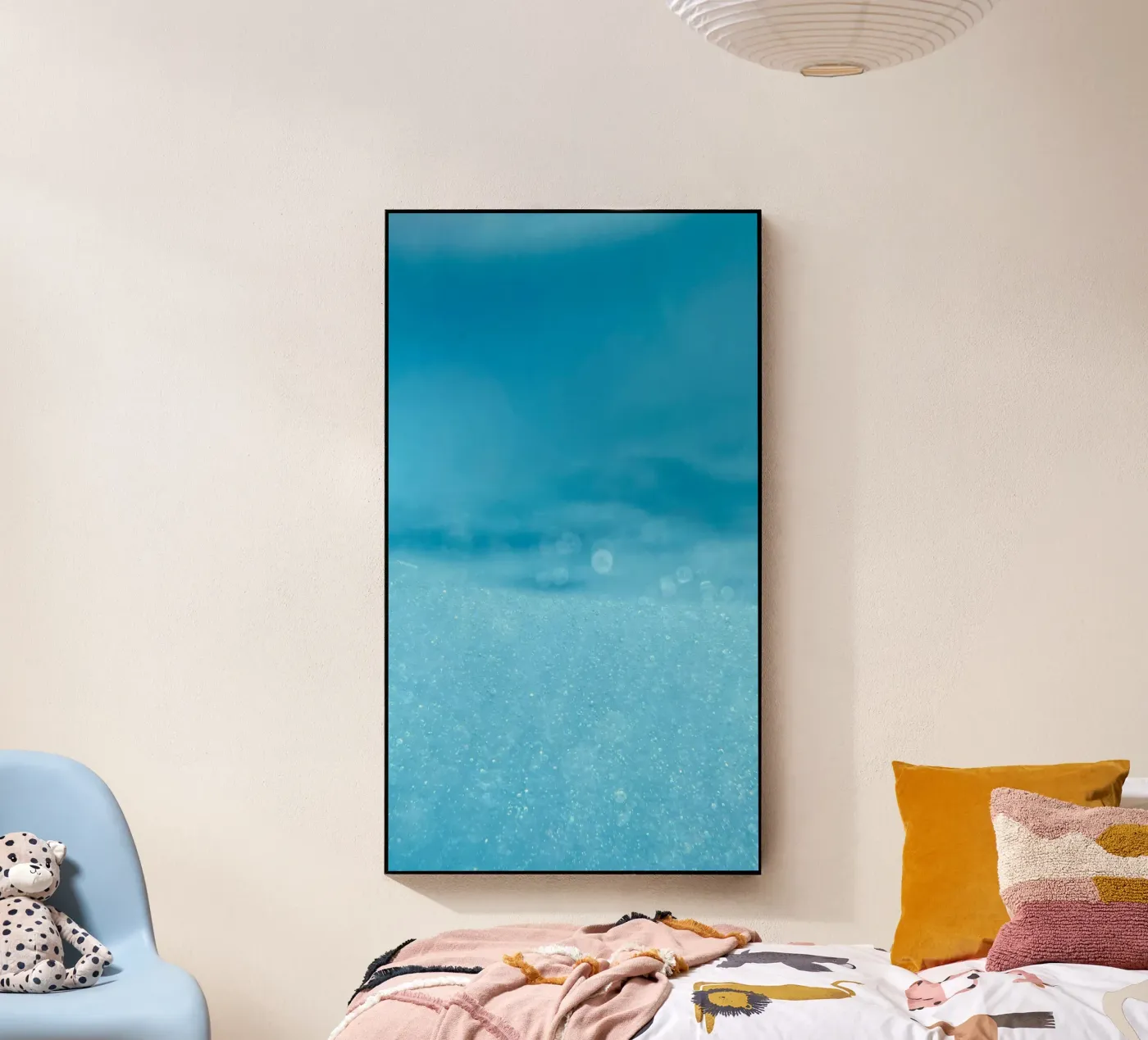 horizon eau plexiglas de Bleu