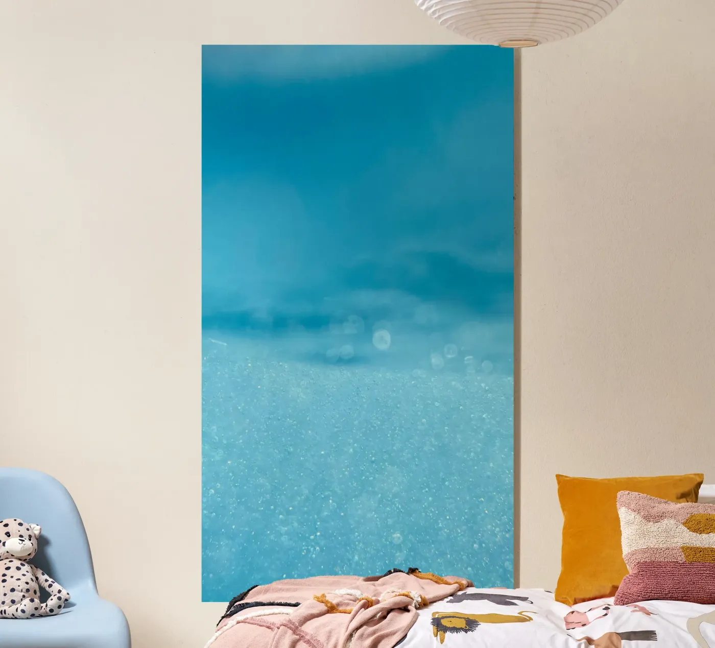 horizon eau plexiglas de Bleu