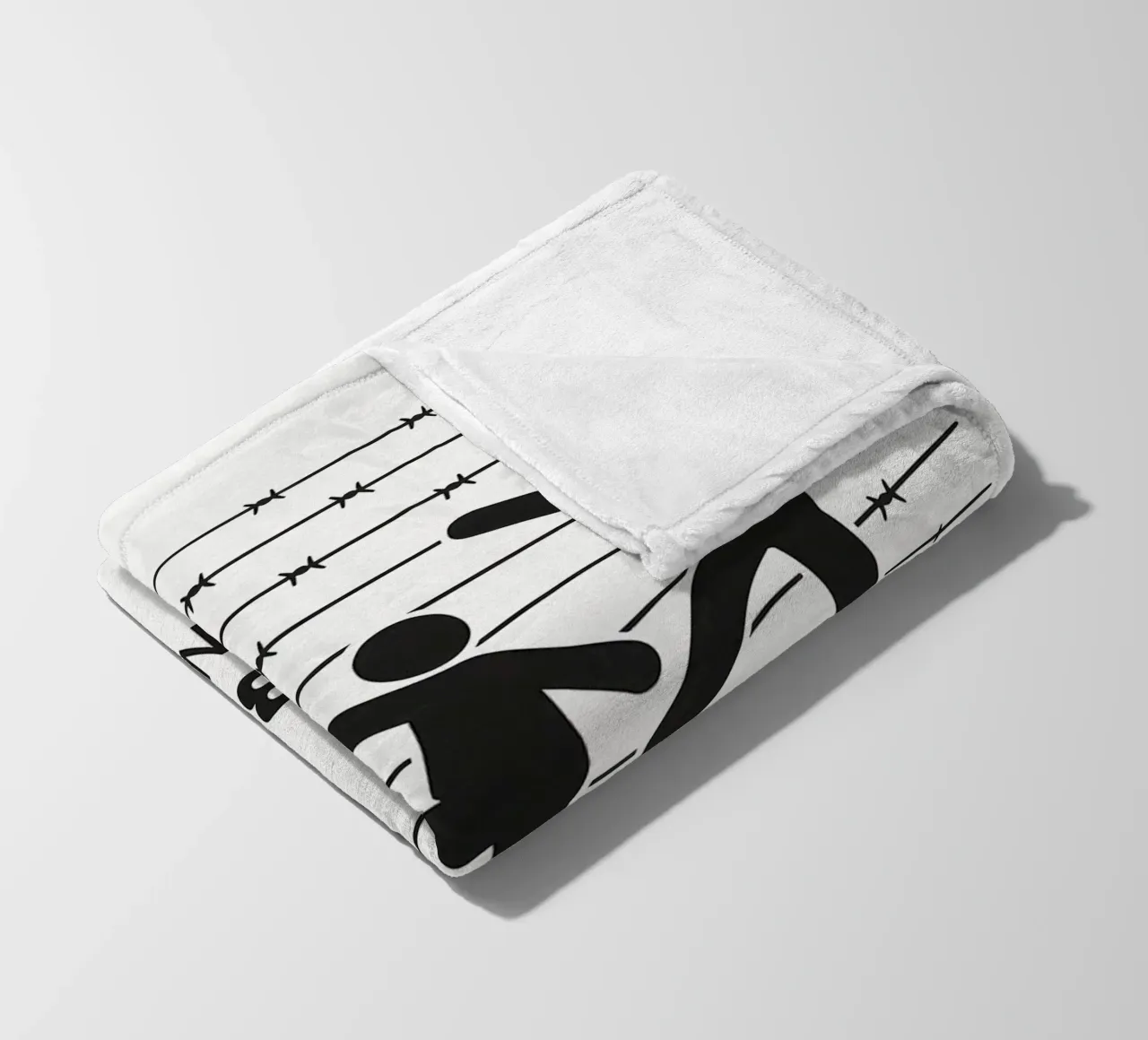 Life is Beautiful Print coperta in pile da MoviesArt