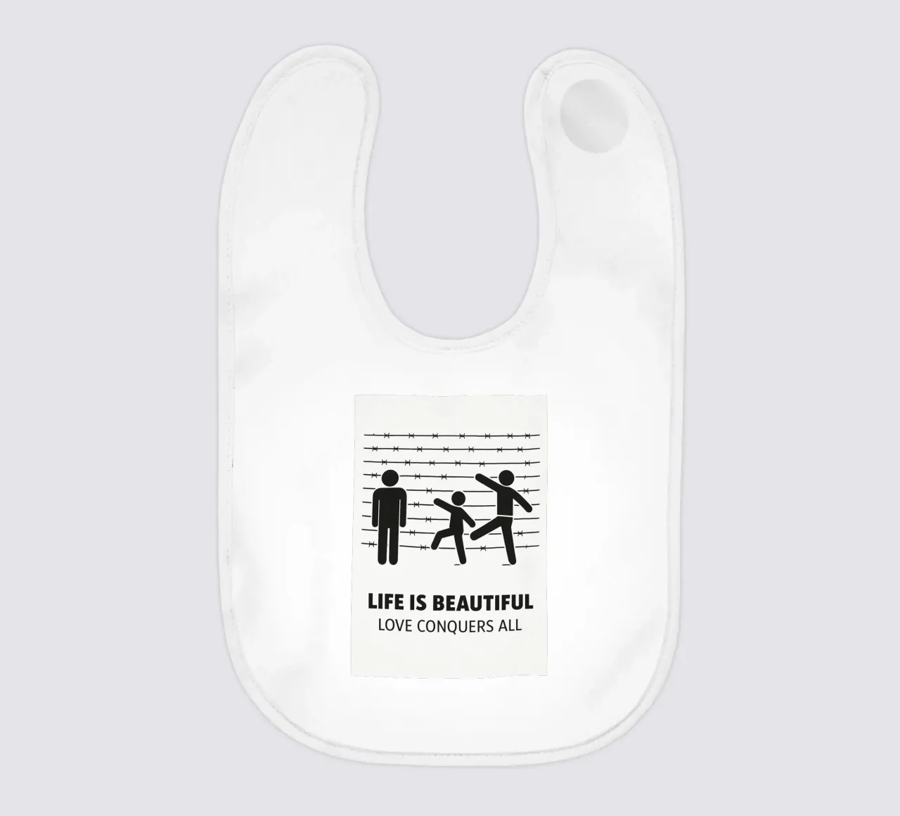 Life is Beautiful Print bavaglino da MoviesArt