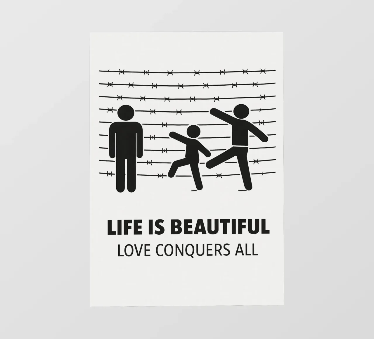 Life is Beautiful Print pellicola backlit da MoviesArt