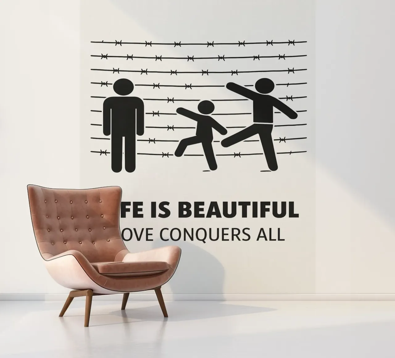 Life is Beautiful Print photo wallpaper by MoviesArt