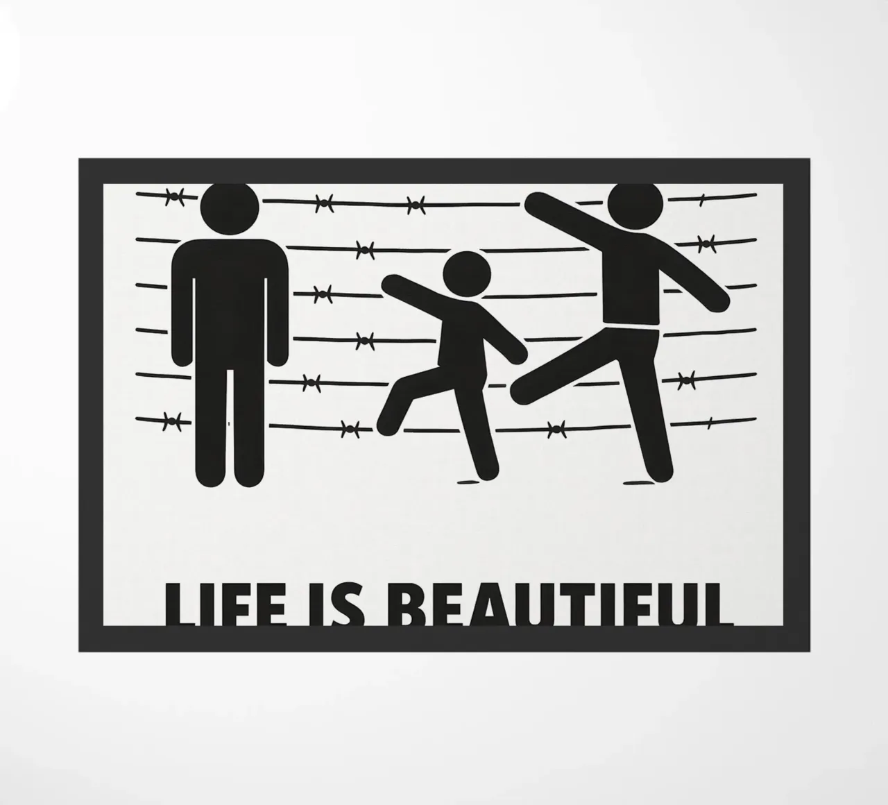 Life is Beautiful Print zerbino da MoviesArt
