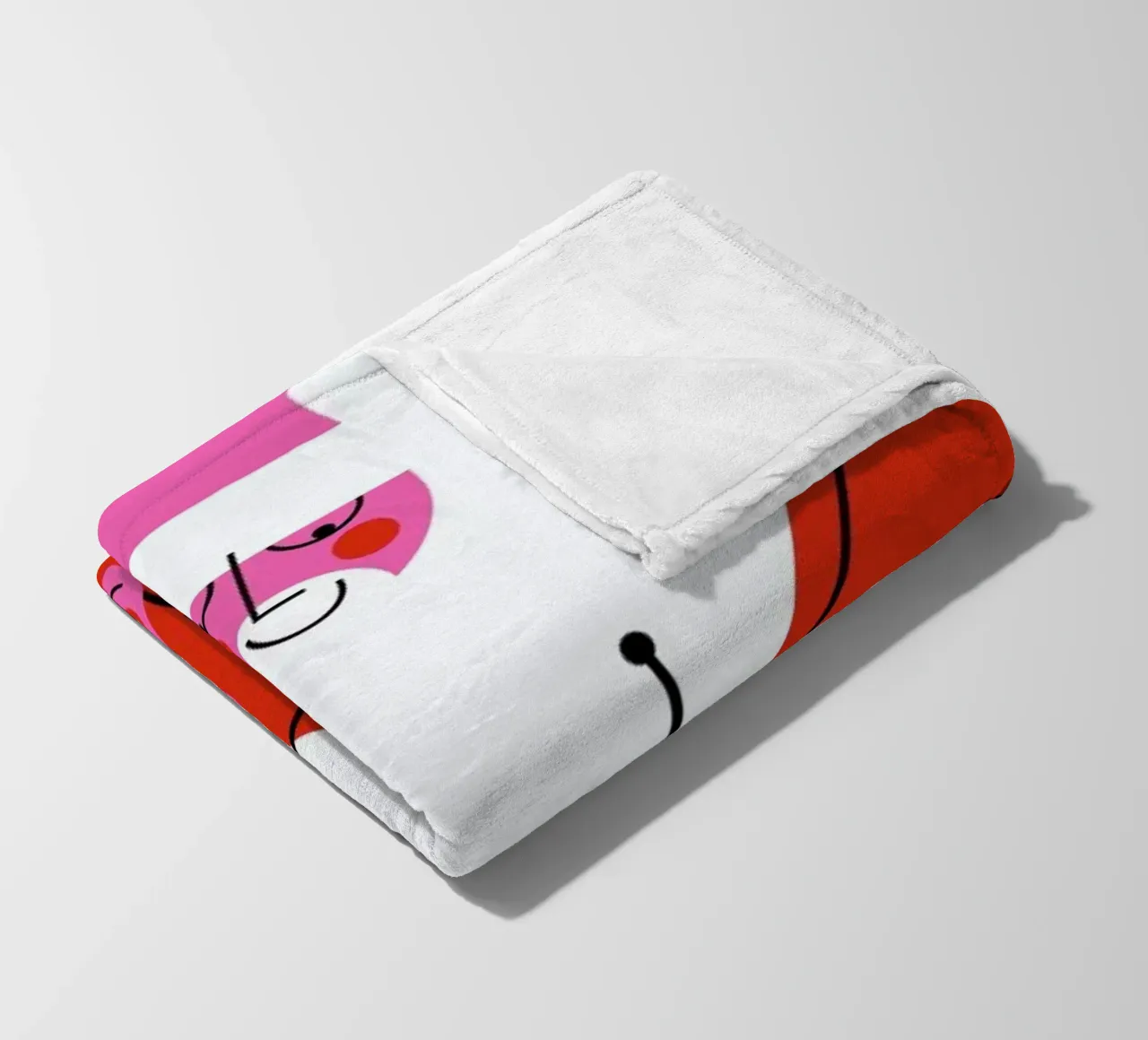 Rudy e Babbo Natale.10 coperta in pile da Bo Lundberg