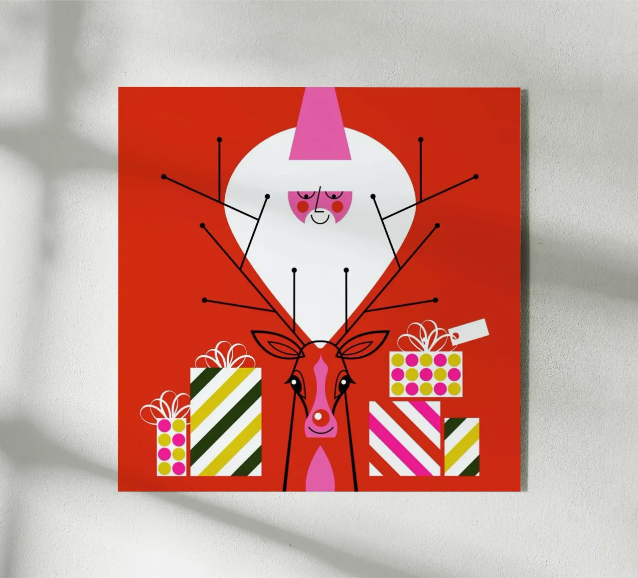 Rudy e Babbo Natale.10 plexiglass da Bo Lundberg