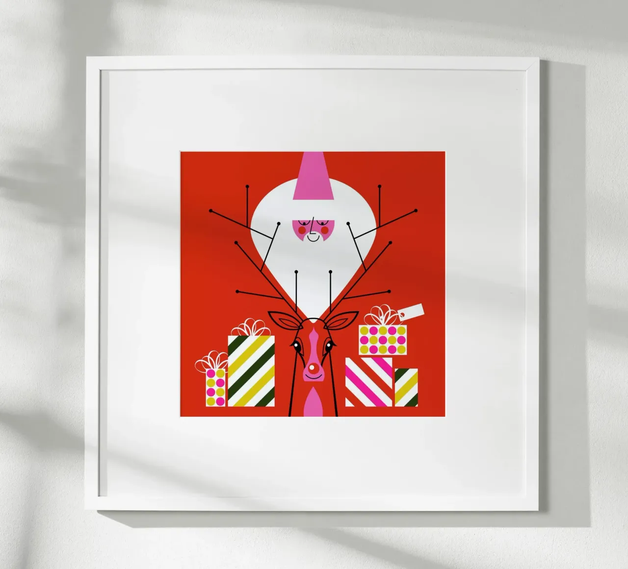 Rudy e Babbo Natale.10 carta hahnemühle da Bo Lundberg