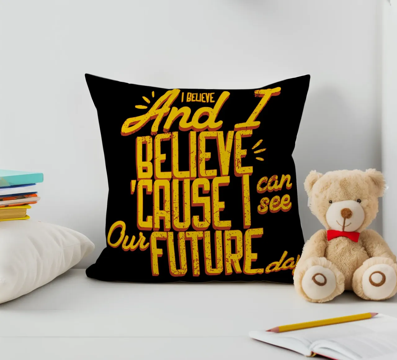 Nos jours futurs coussin de Gunawan Rb