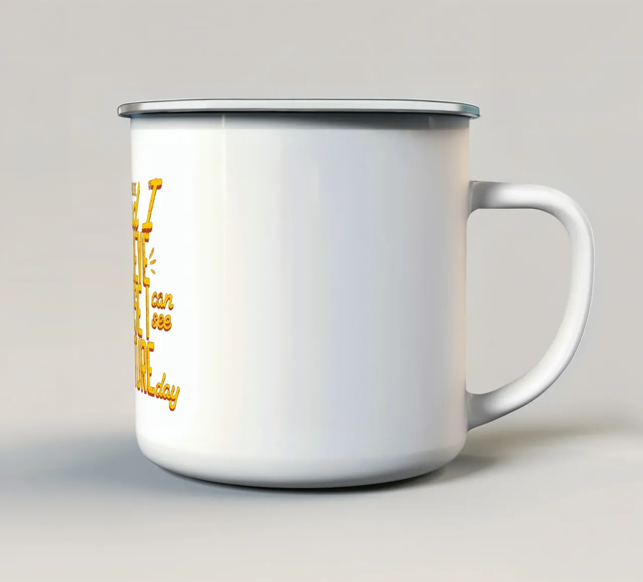 I nostri giorni futuri tazza in smalto da Gunawan Rb