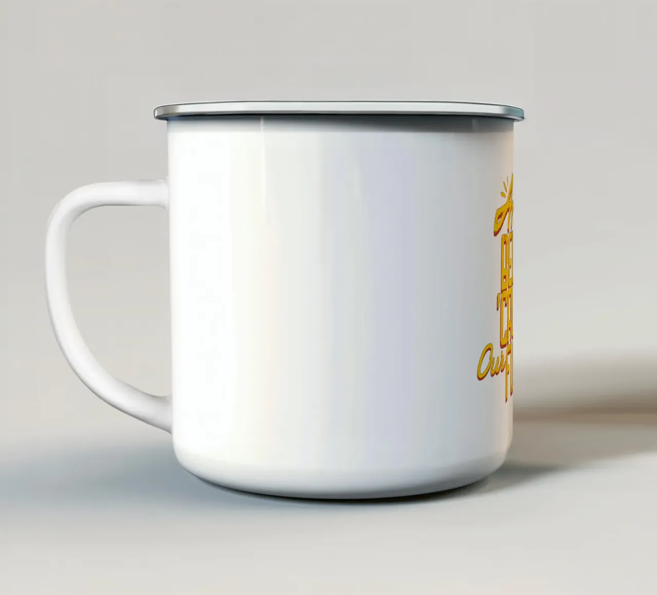 I nostri giorni futuri tazza in smalto da Gunawan Rb