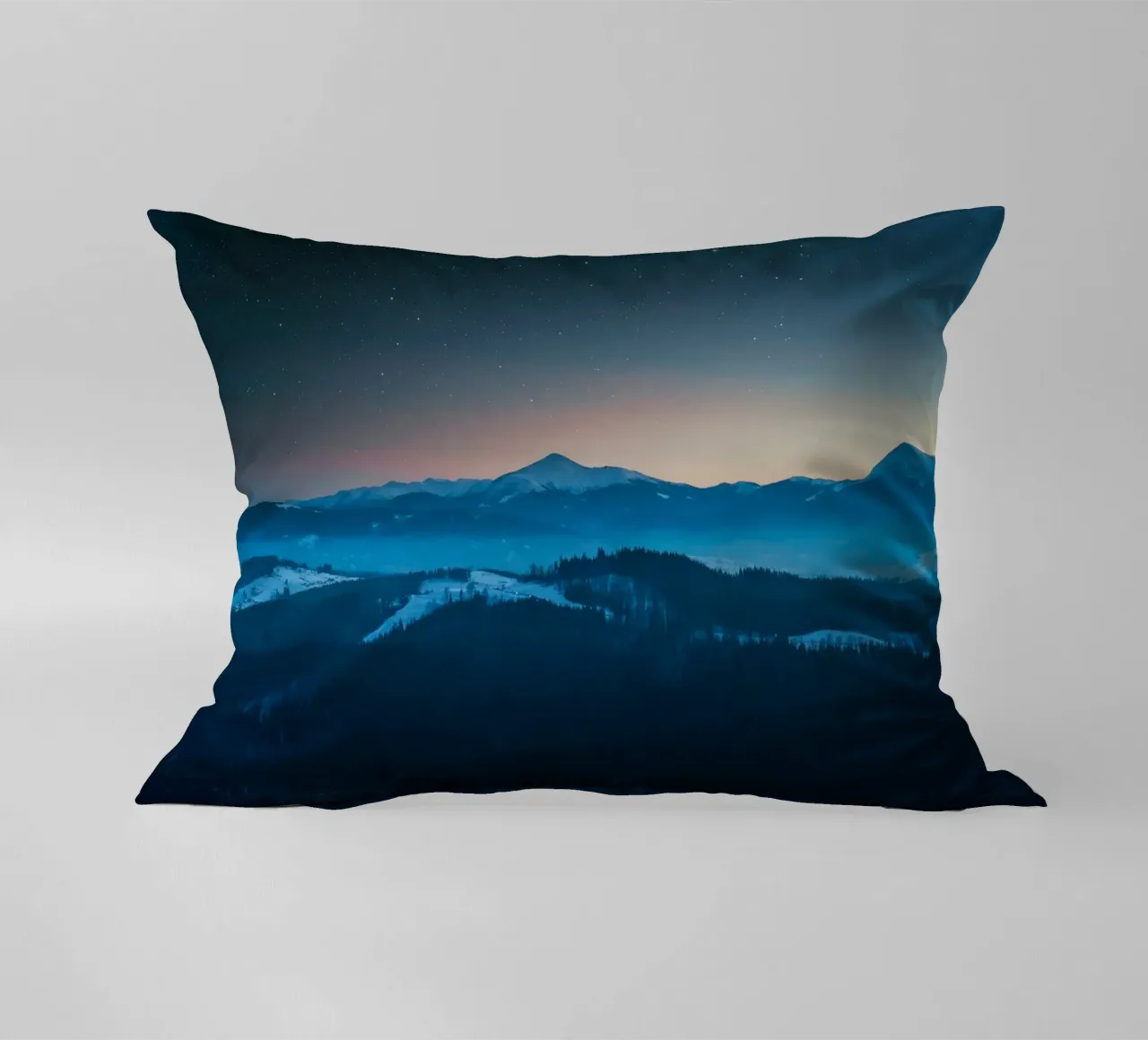 montagna notte cuscino da Bleu