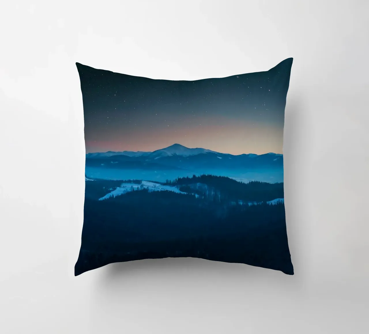 montagna notte cuscino da Bleu