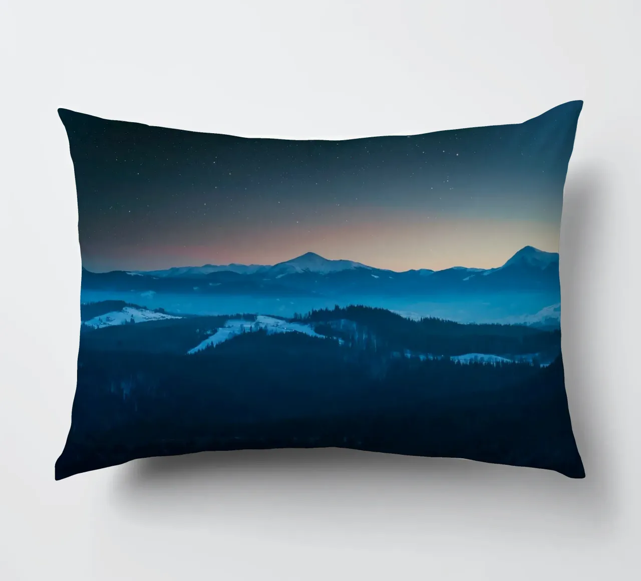 montagna notte cuscino da Bleu