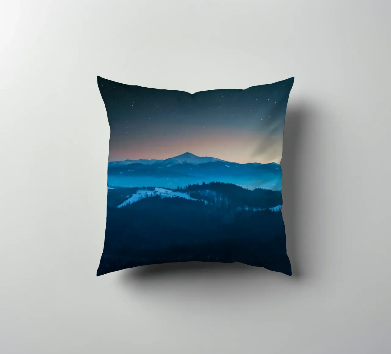 montagna notte cuscino da Bleu
