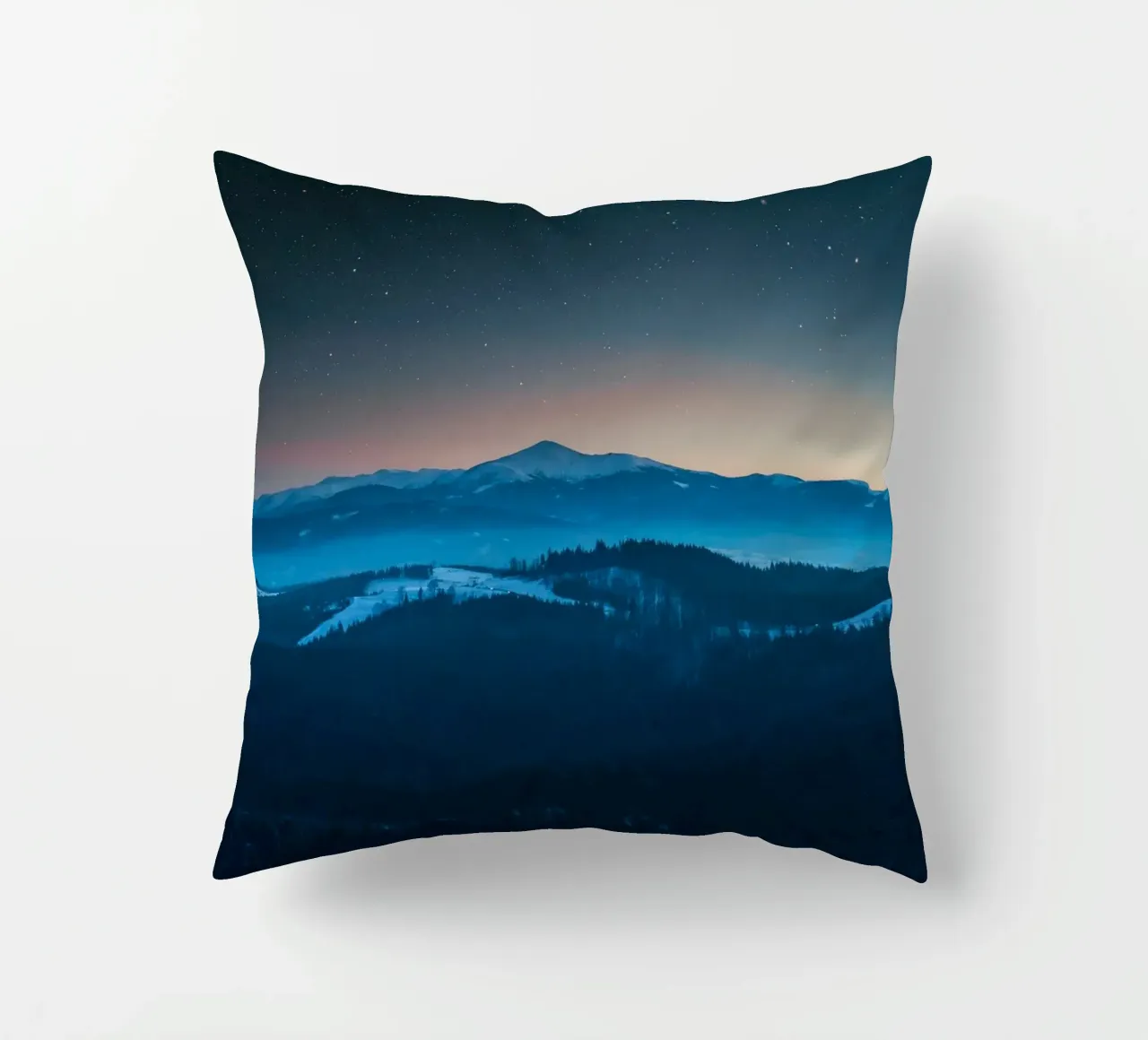 montagna notte cuscino da Bleu