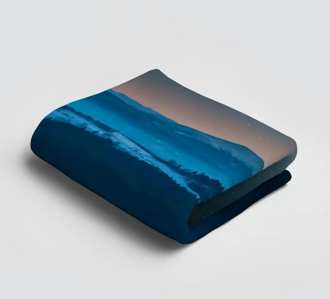 montagna notte asciugamano da bagno da Bleu