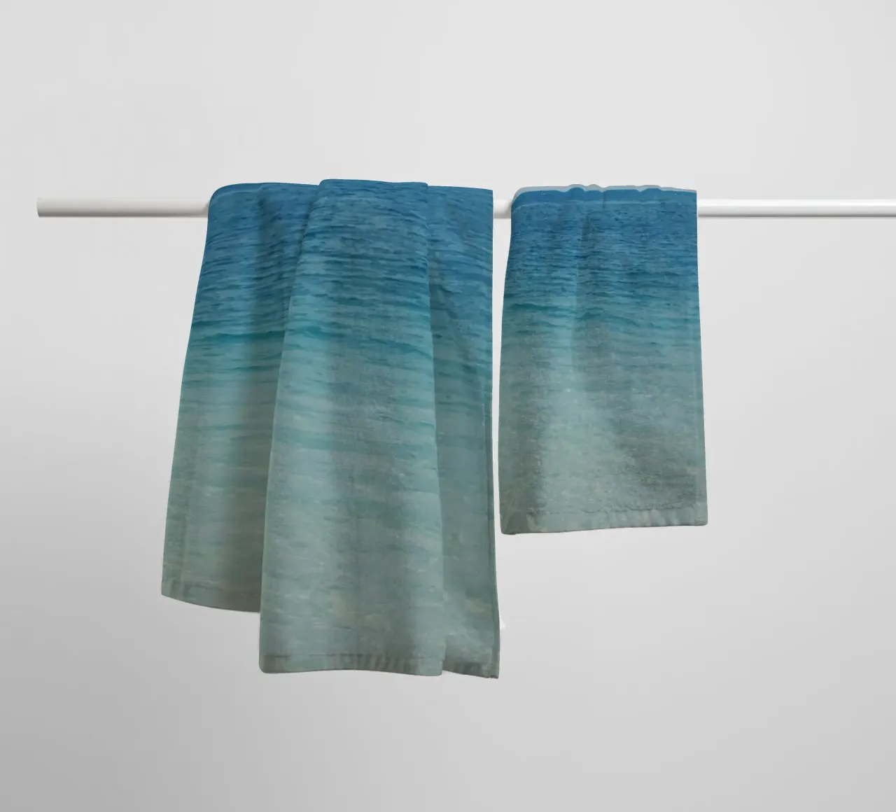 orizzonte oceanico asciugamano da bagno da Bleu