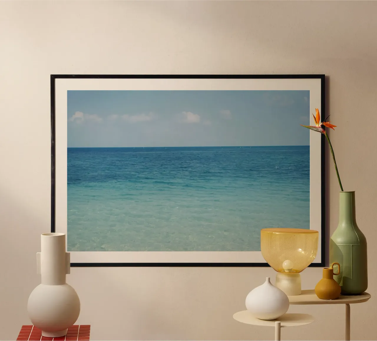 ocean horizon Poster von Bleu