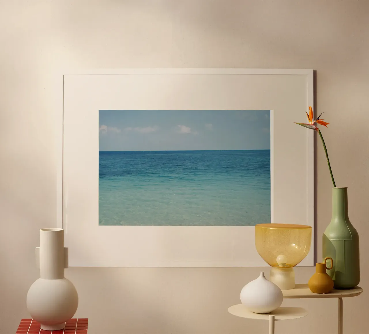 ocean horizon Poster von Bleu