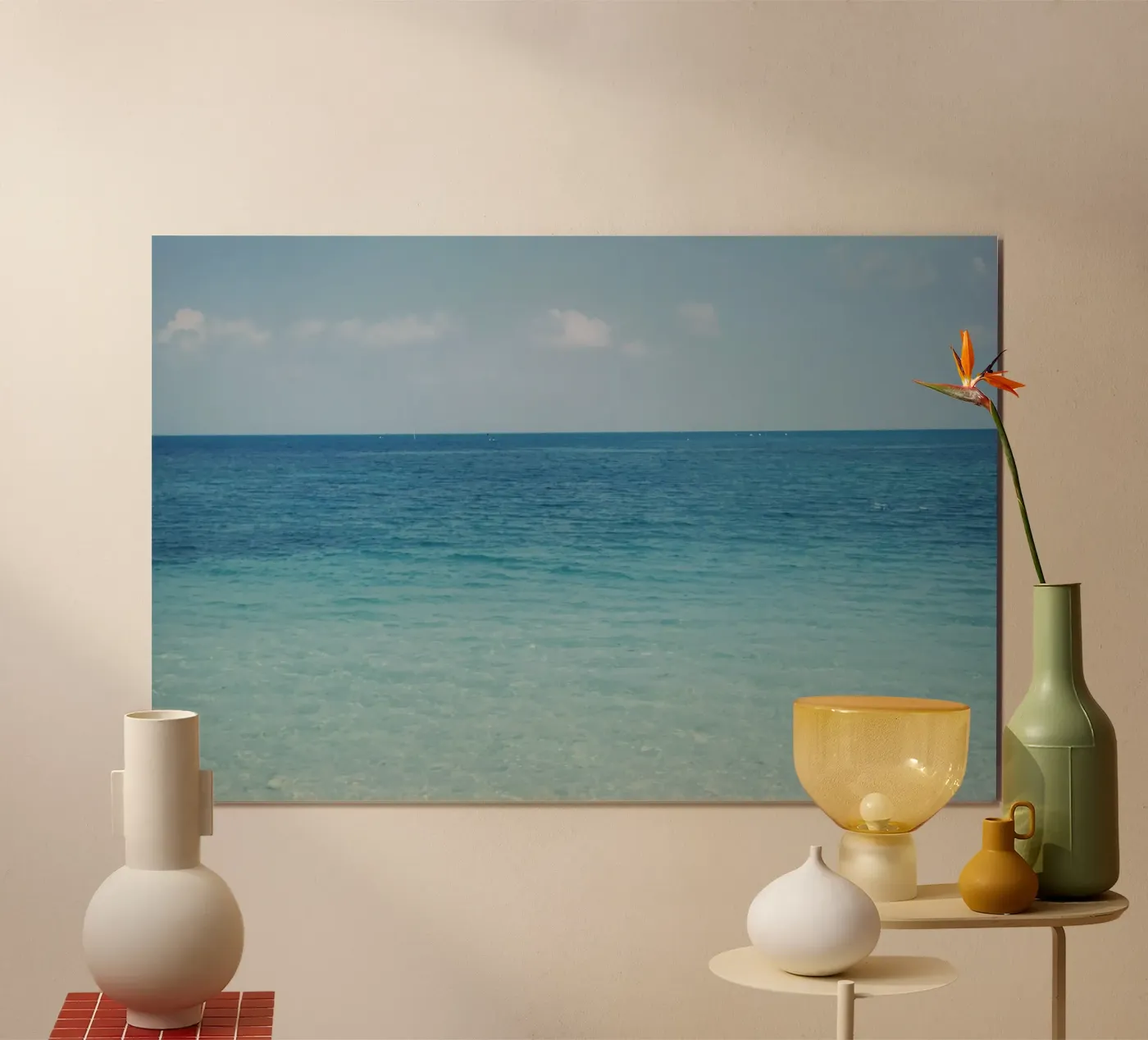 ocean horizon Poster von Bleu