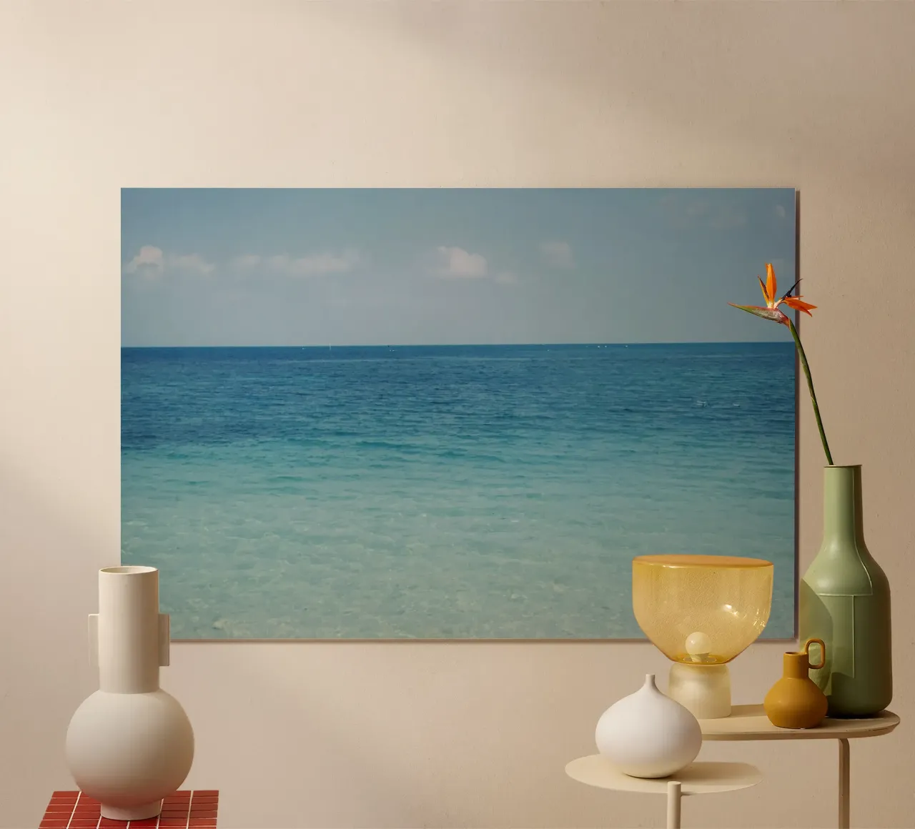 ocean horizon Poster von Bleu