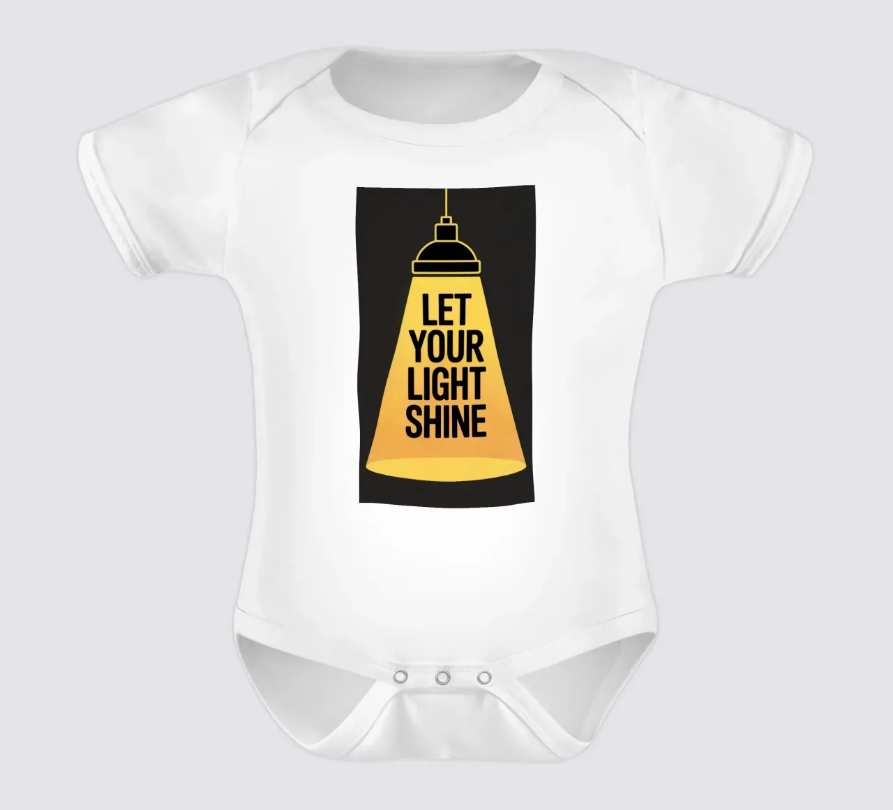 LET IT SHINE body neonato maniche corte da 20 Farben