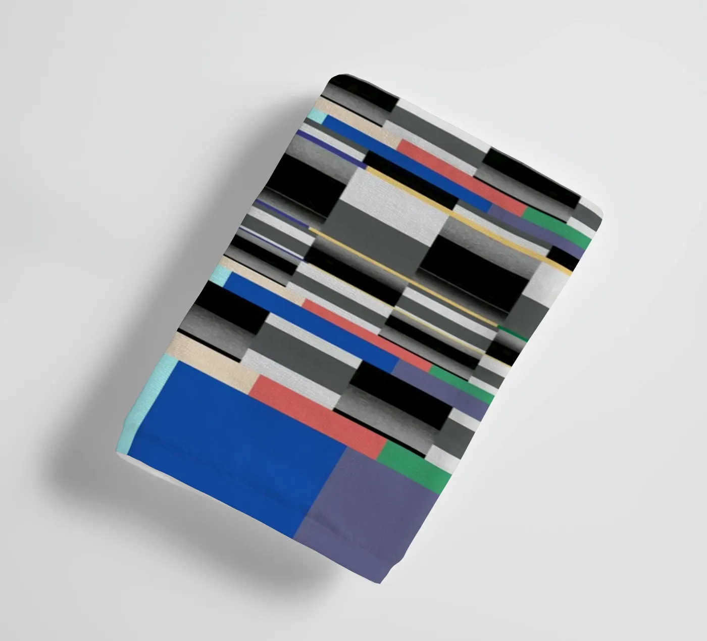 Glitches pattern 11 towel by Little Dean