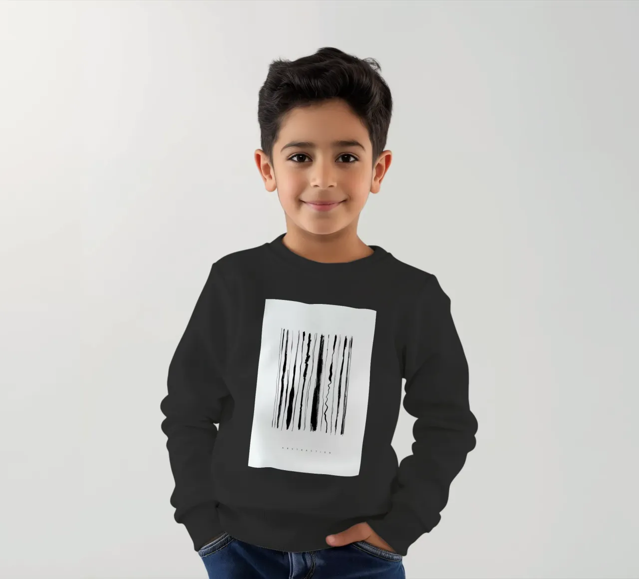 Abstraction felpa bambino da Graphite