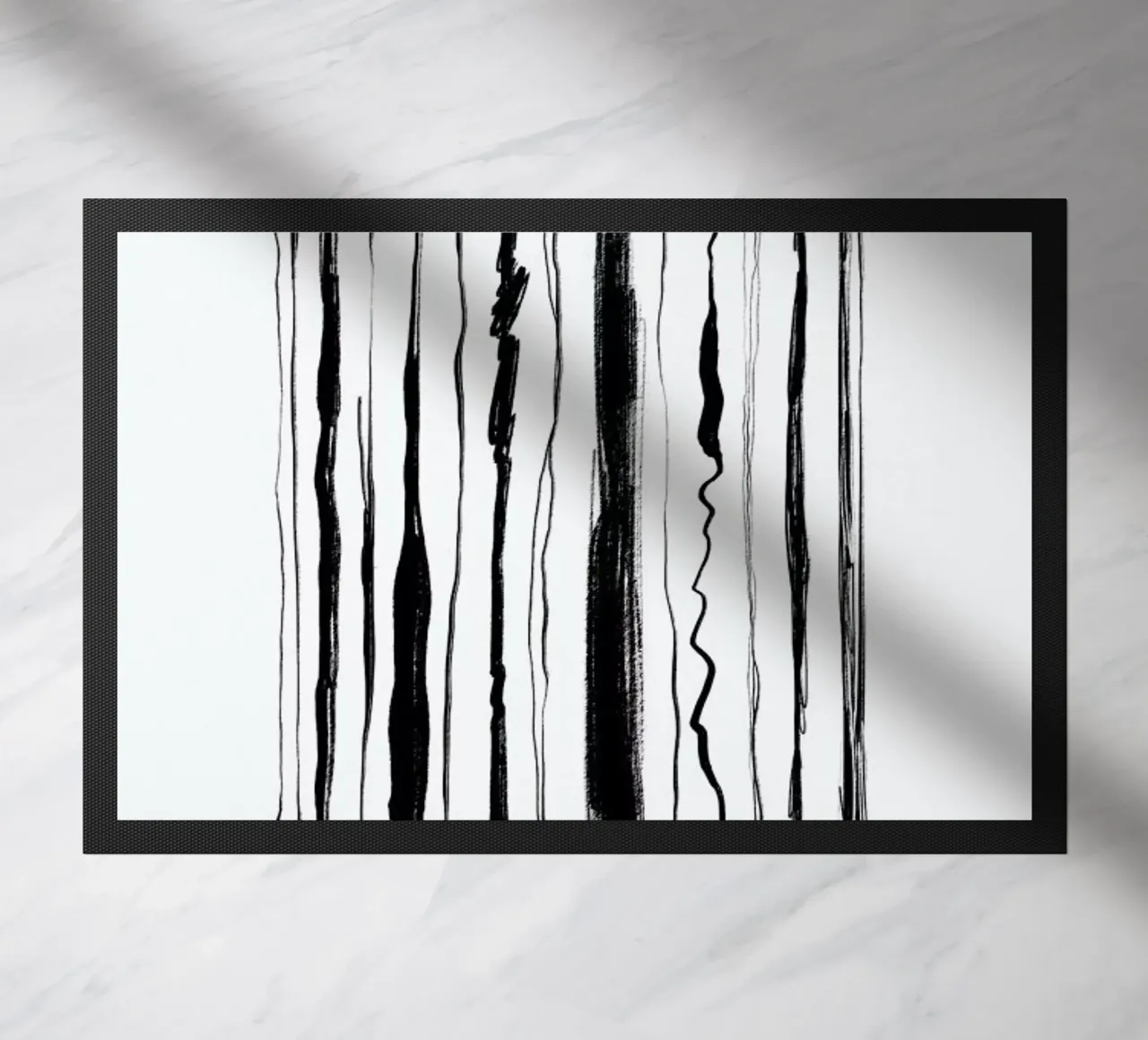 Abstraction doormat by Graphite