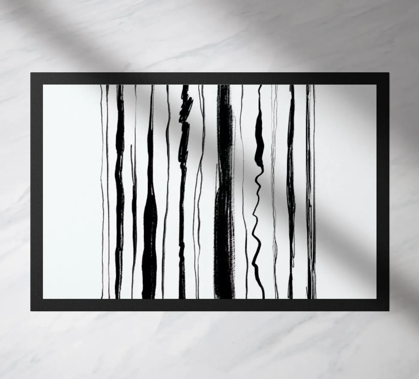 Abstraction doormat by Graphite