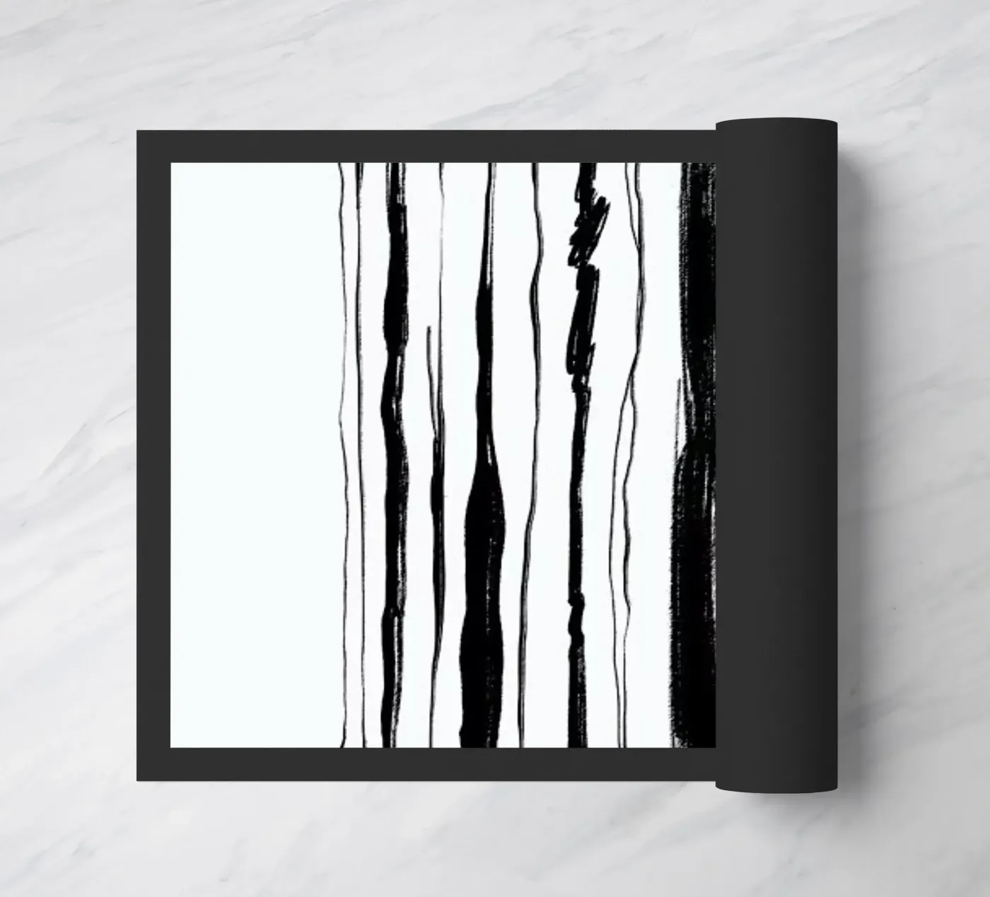 Abstraction doormat by Graphite