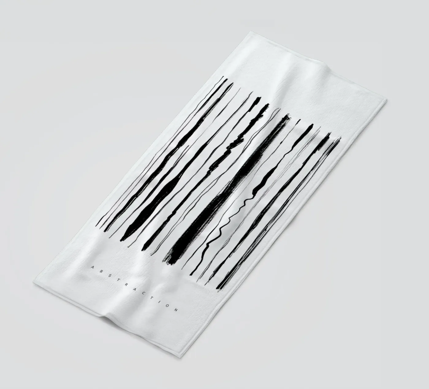 Abstraction beach towel by Graphite