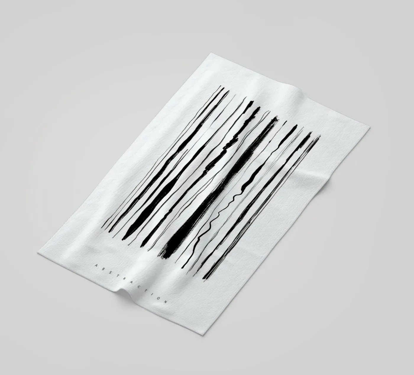 Abstraction beach towel by Graphite