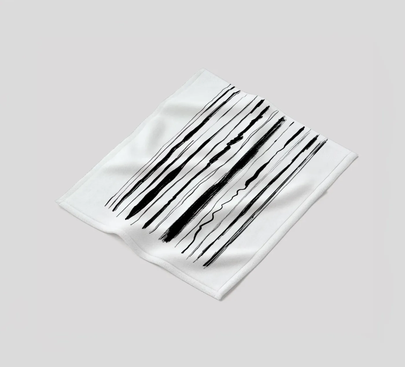 Abstraction fleecedeken van Graphite