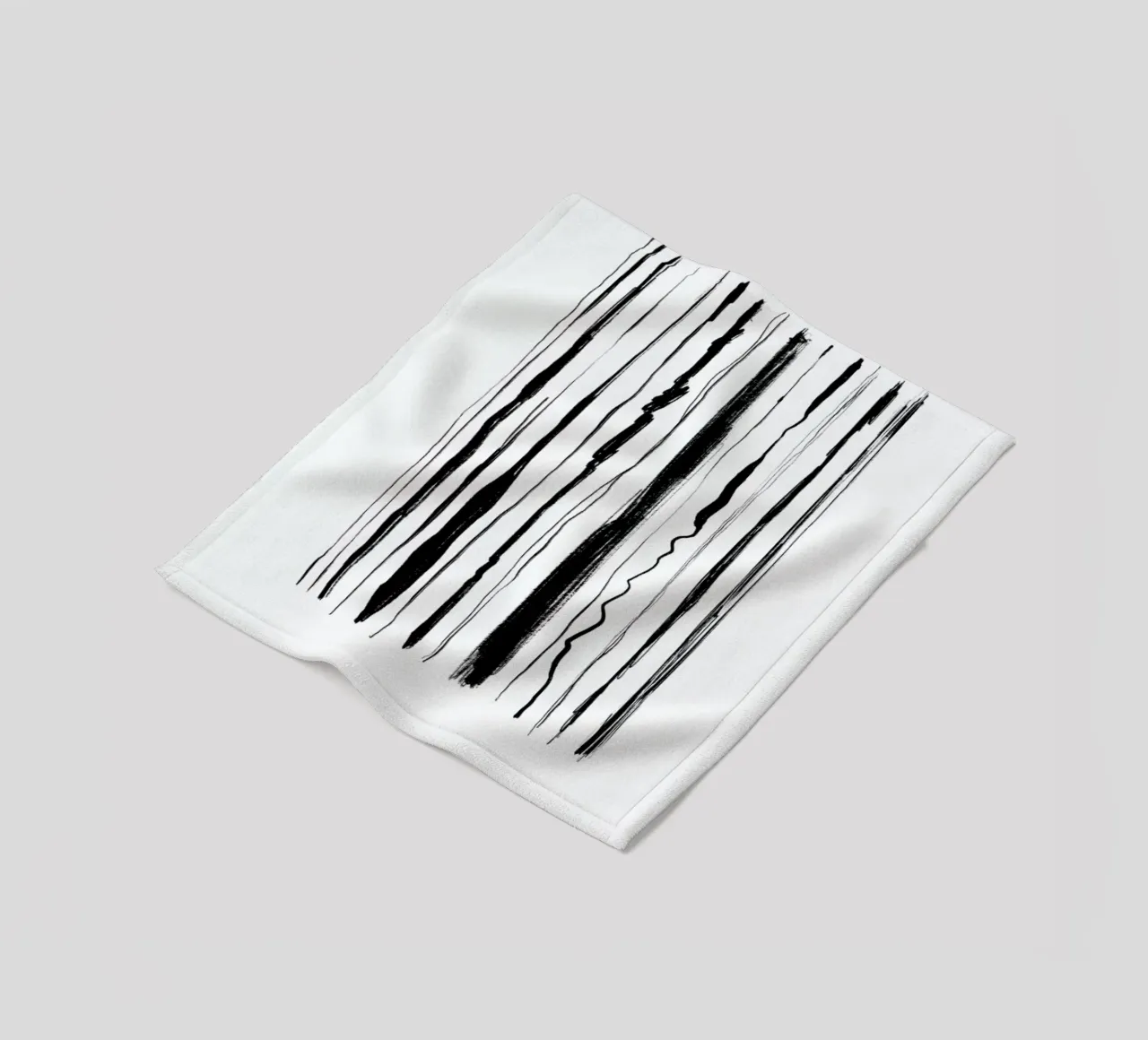 Abstraction fleecedeken van Graphite